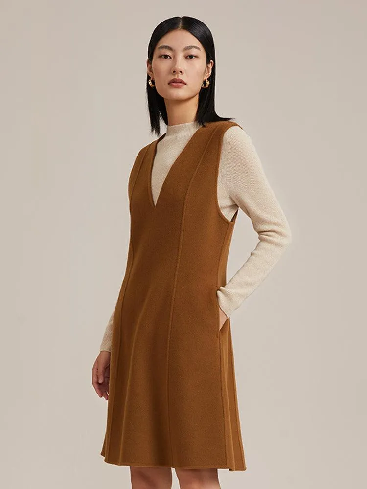 100% Wool Jumper Dress