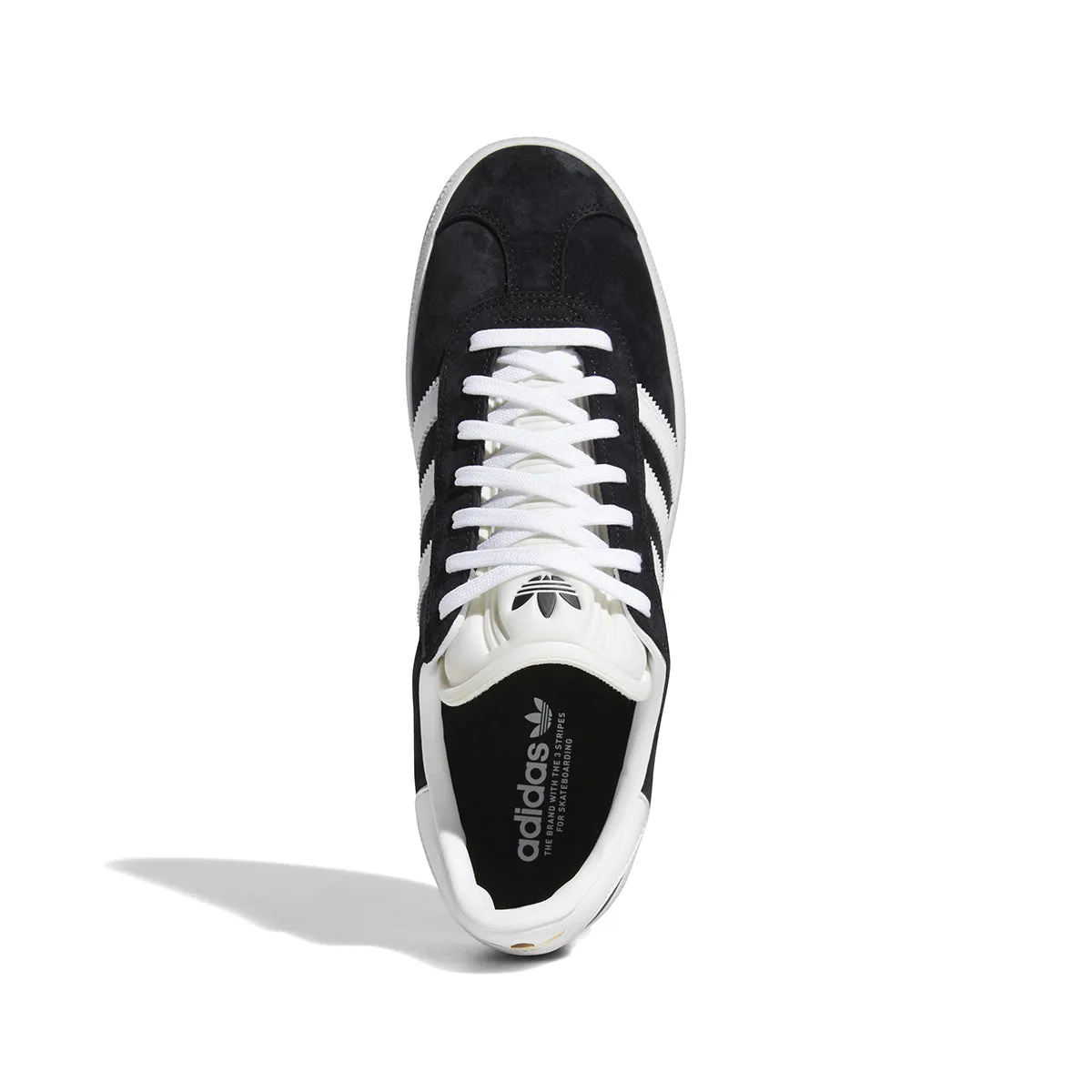 Adidas - Gazelle Adv Shoes Black/White/Gold