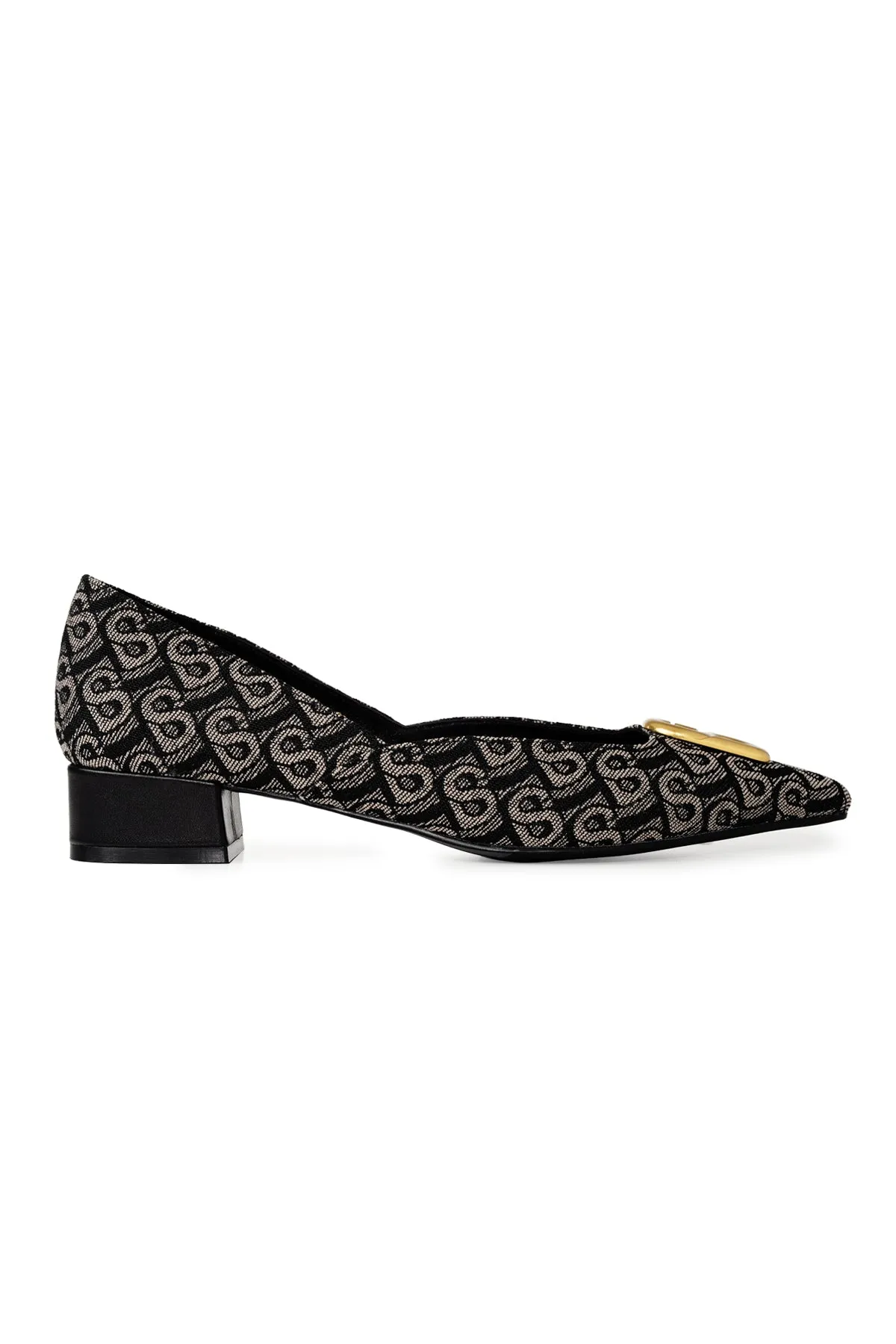 Alma Jacquard Shoes - Black