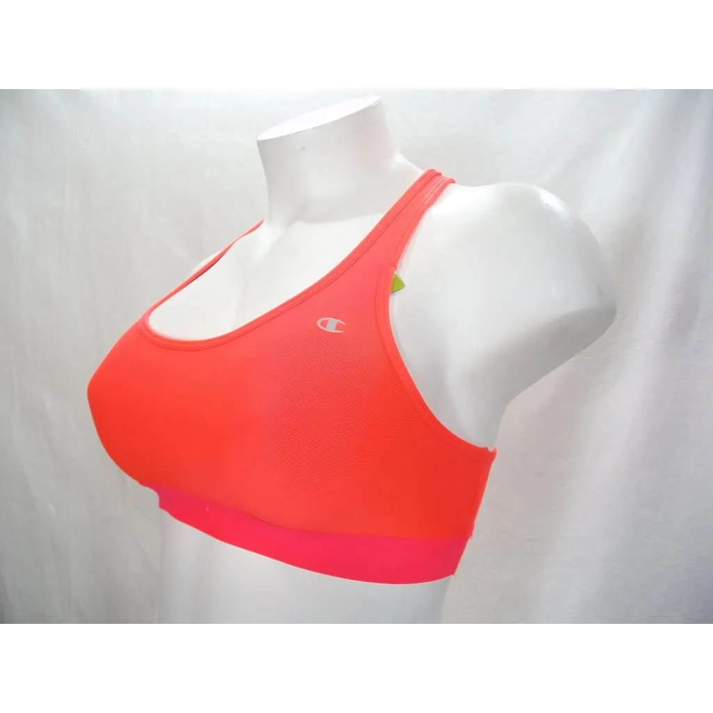 Champion 6715 Absolute Workout II Wire Free Sports Bra XL X-LARGE Bright Pink