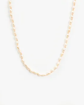 Freshwater Rice Pearl Necklace