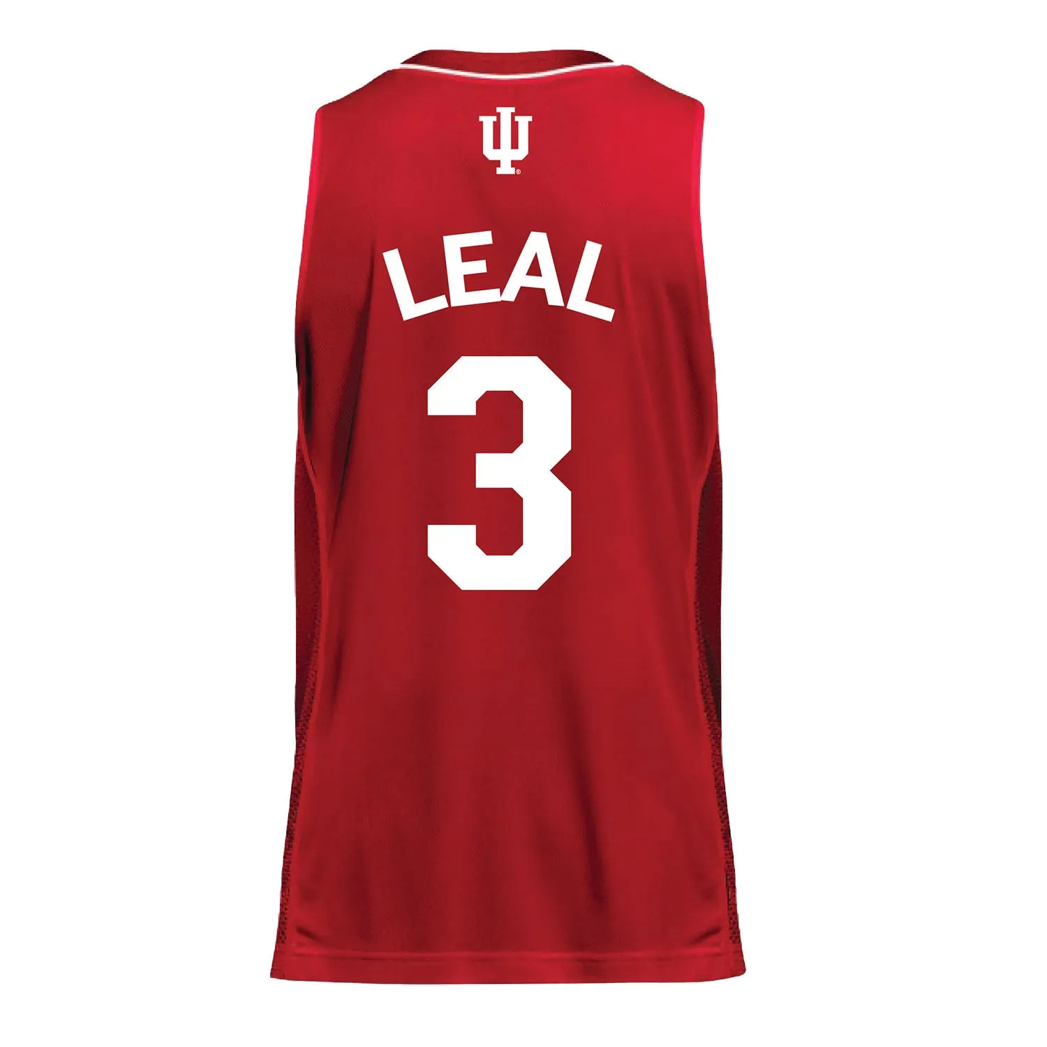 Indiana Hoosiers Adidas Crimson Men's Basketball Student Athlete Jersey #3 Anthony Leal