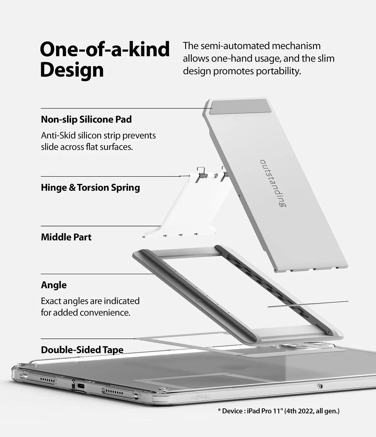 iPad Pro Case (11") Case   Tablet Stand | Fusion   Outstanding