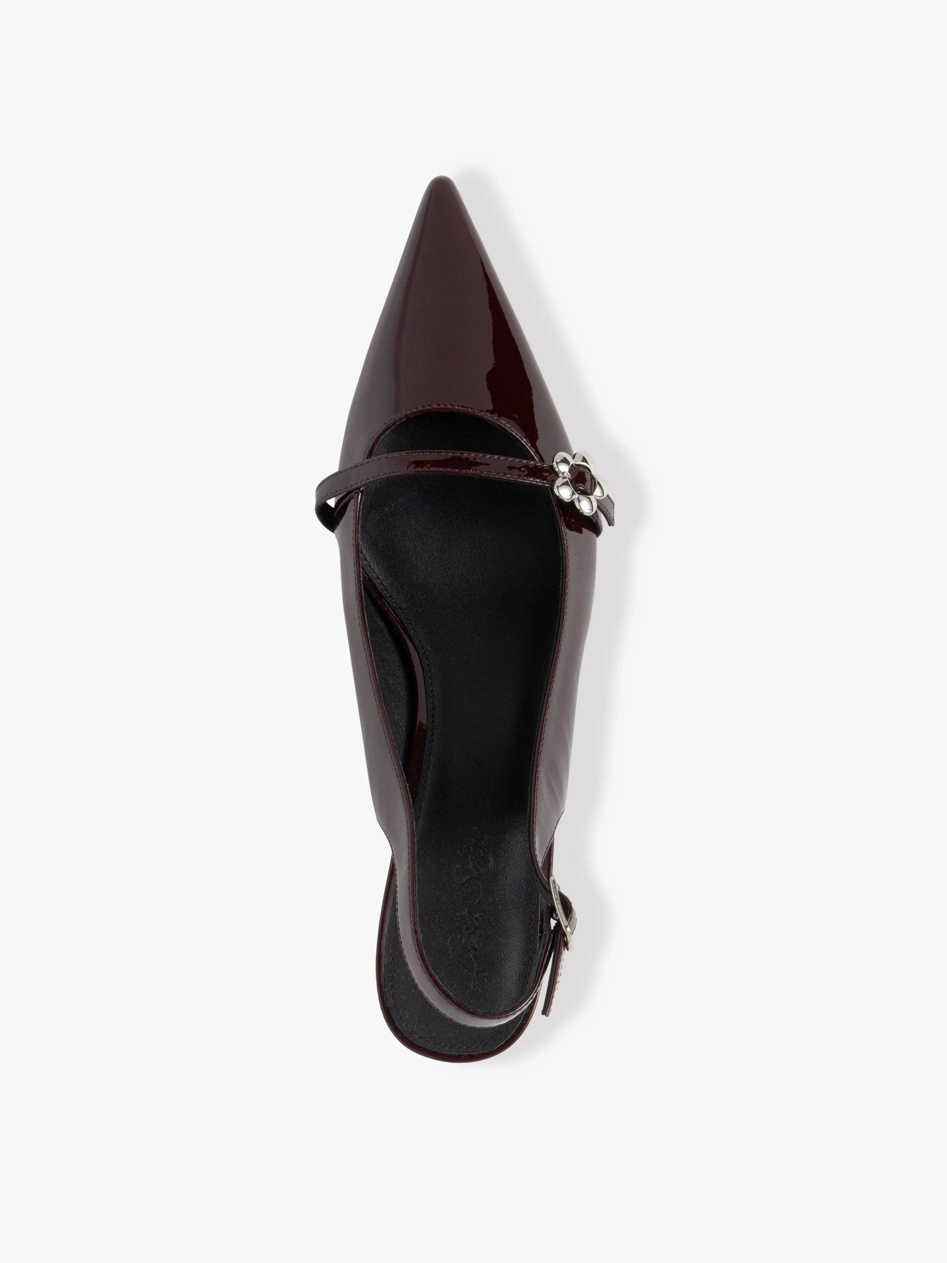 Natalia Pointy Toe Heel - Dark Brown