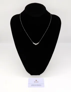 Women's Diamond Mossanite Crystal Necklace